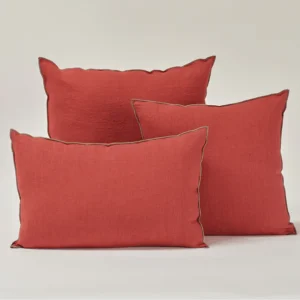 Cojín Joan Borgoña